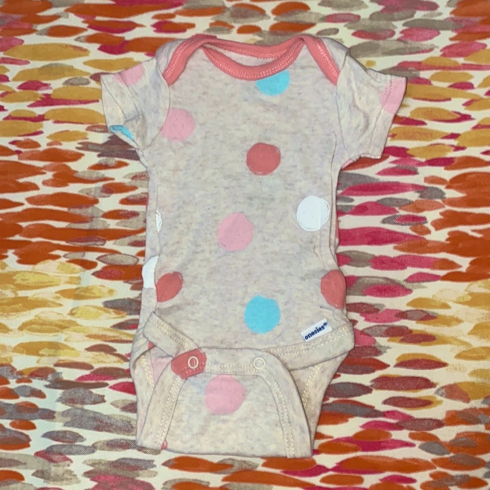 Pretty polka dot onesie onesie